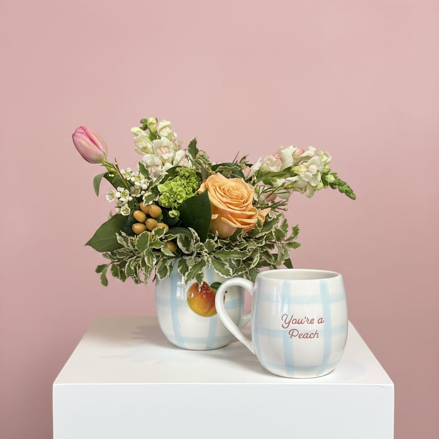 You're A Peach Flower Bouquet