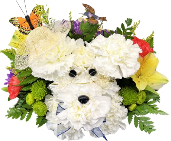 Granny Garden Pooch P-9047 Flower Bouquet