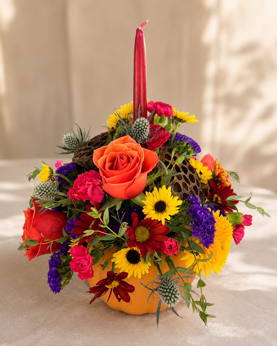 Autumn Candlelight Centerpiece