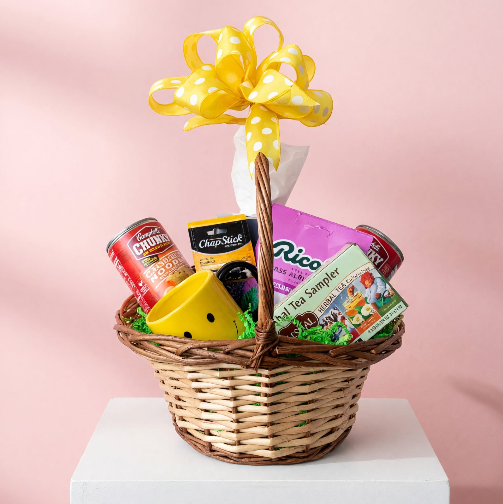 Get Well Care Basket Flower Bouquet