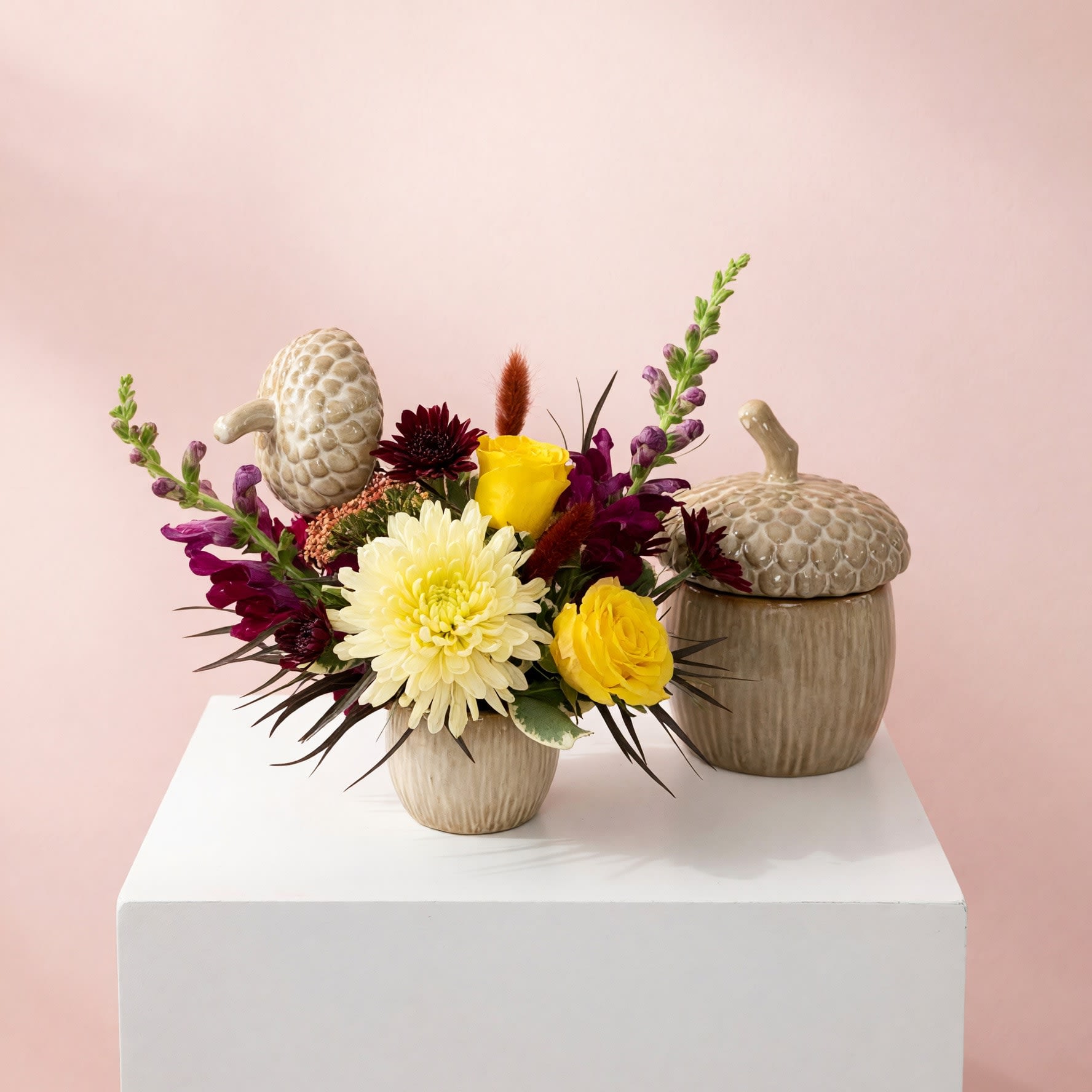 Acorn Charm Flower Bouquet