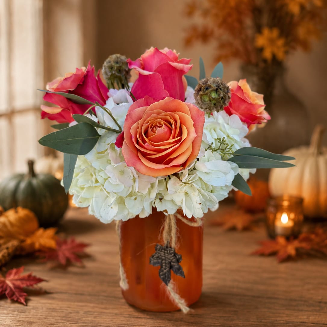 Autumn Rose & Hydrangea