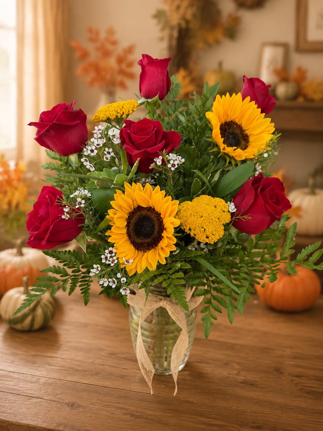 Sunflower Harvest Flower Bouquet