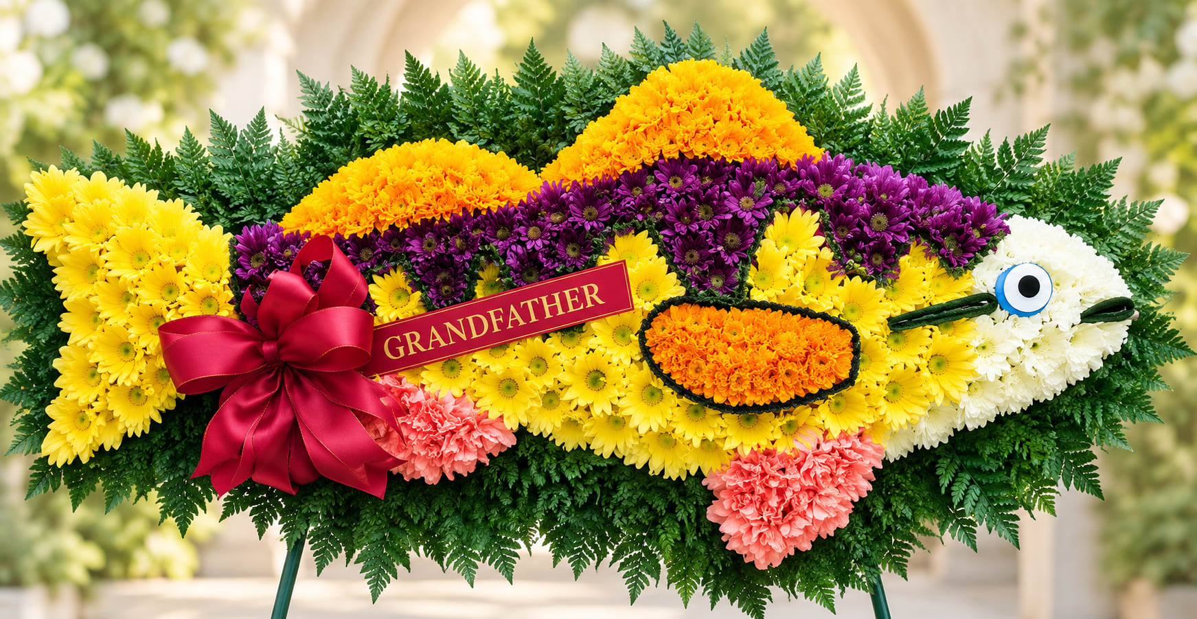 Perch, Sport Fisherman Flower Bouquet