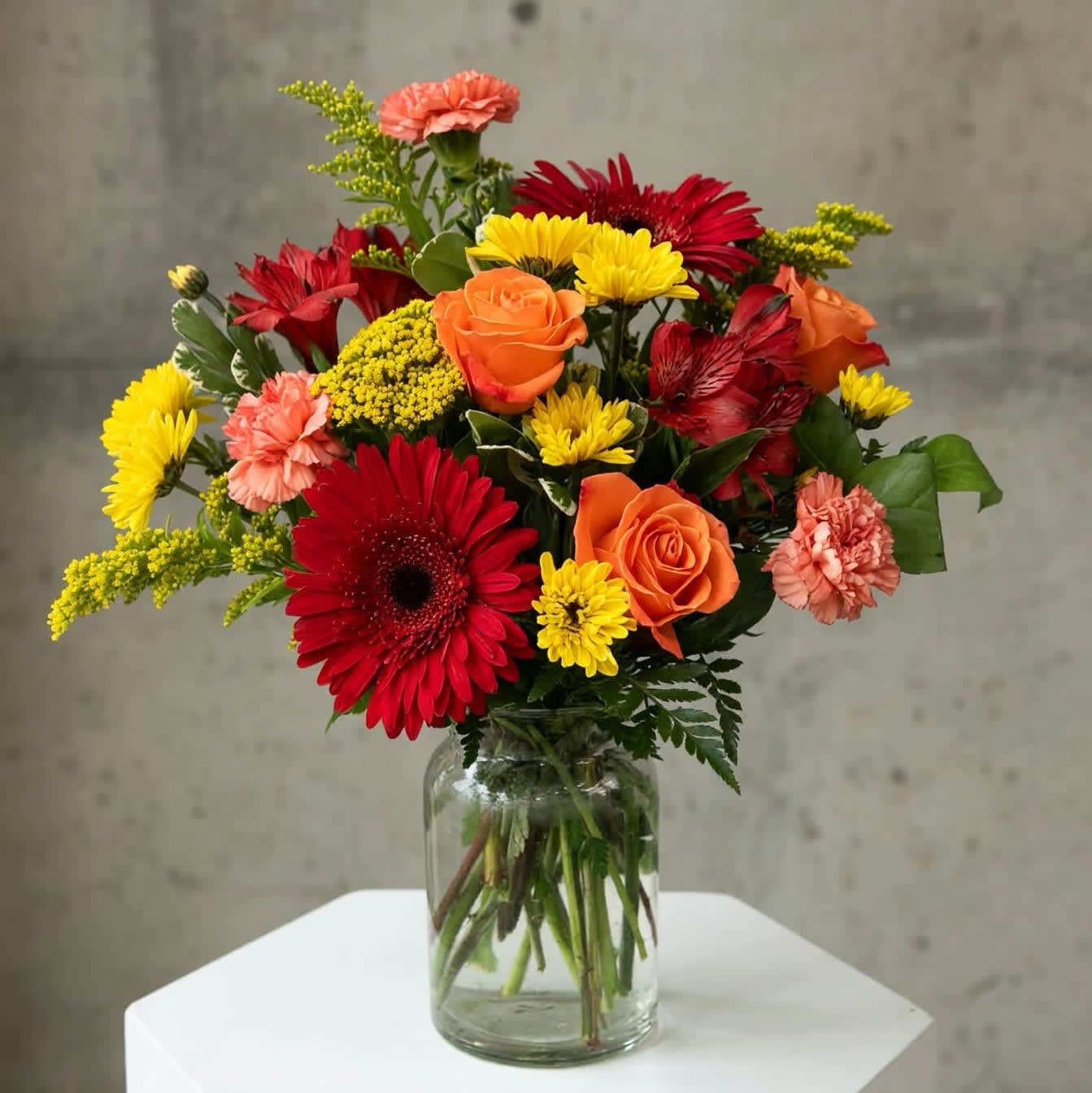 Bursting Autumn Flower Bouquet
