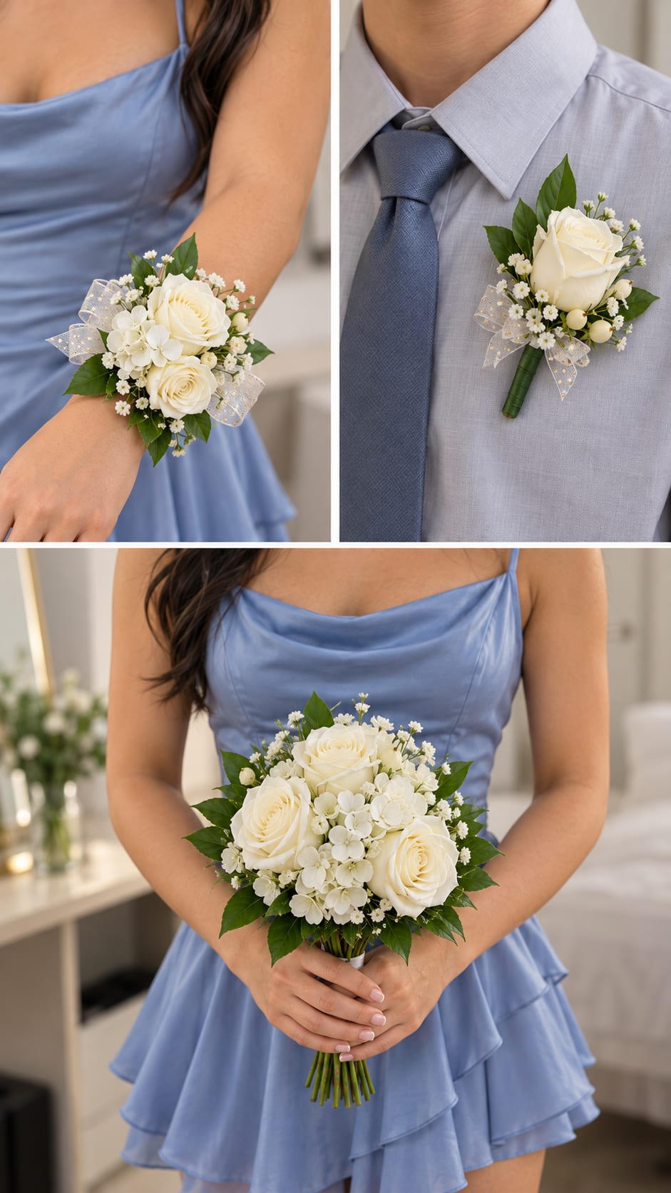 White Homecoming Flowers Flower Bouquet