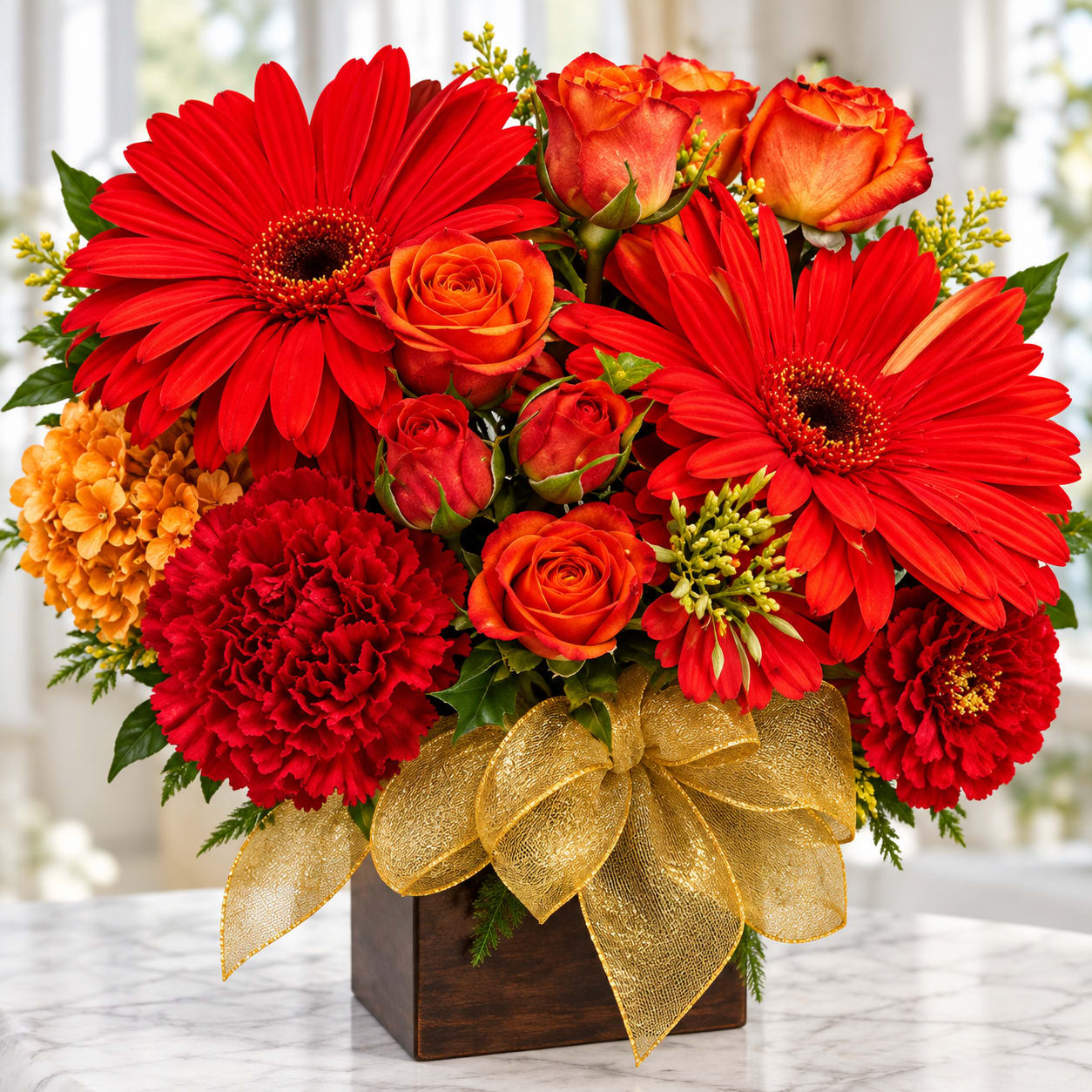 Now it's Fall - I Love it All! Flower Bouquet
