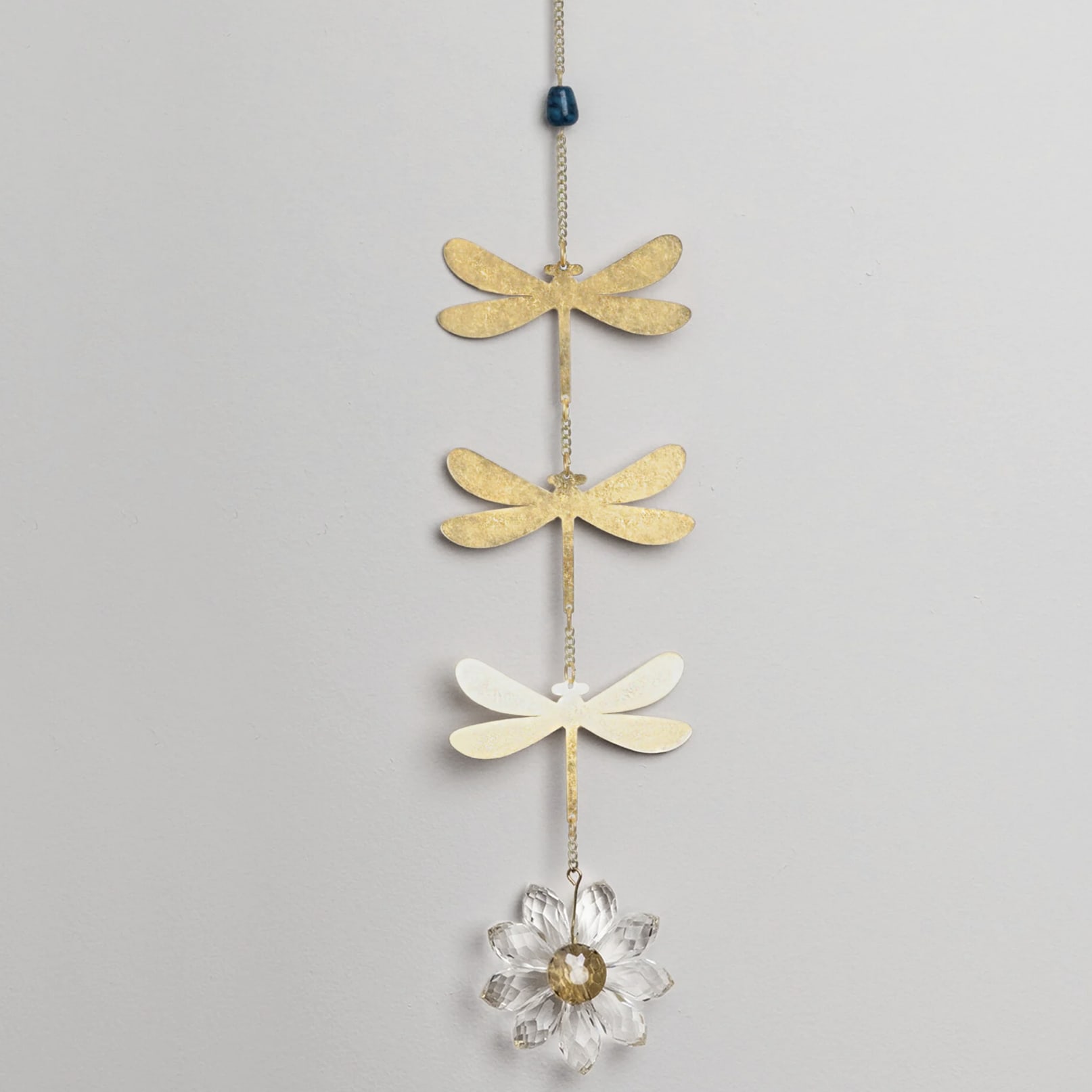 Suncatcher - Dragonfly/Blue Apatite Flower Bouquet