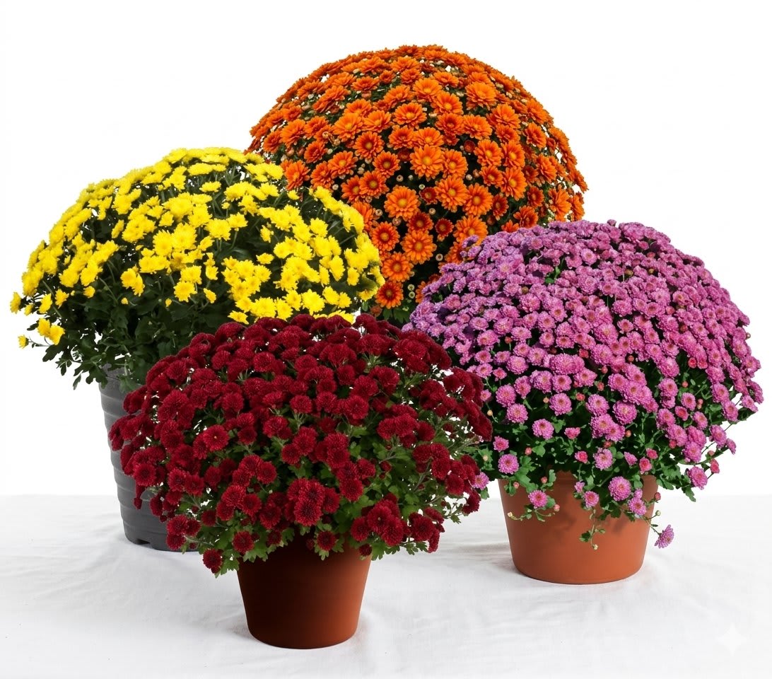 Fall Mums Flower Bouquet