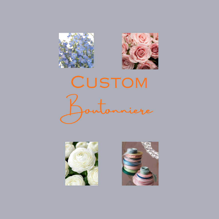 custom boutonniere Flower Bouquet