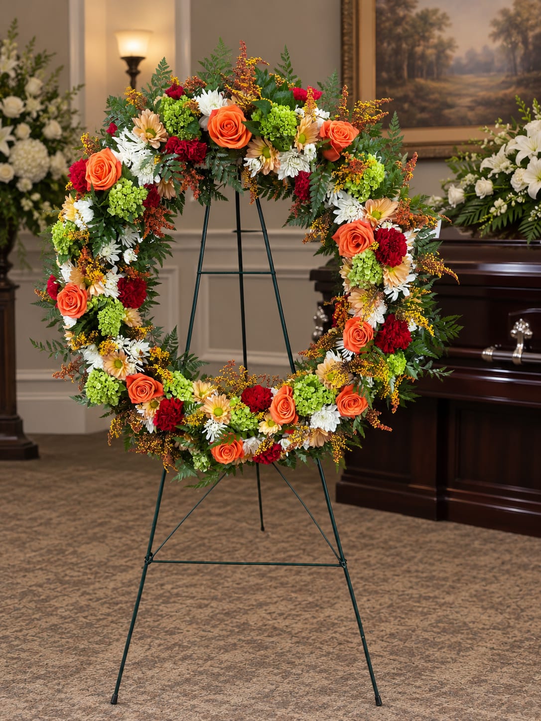 Harvest Wreath Stand
