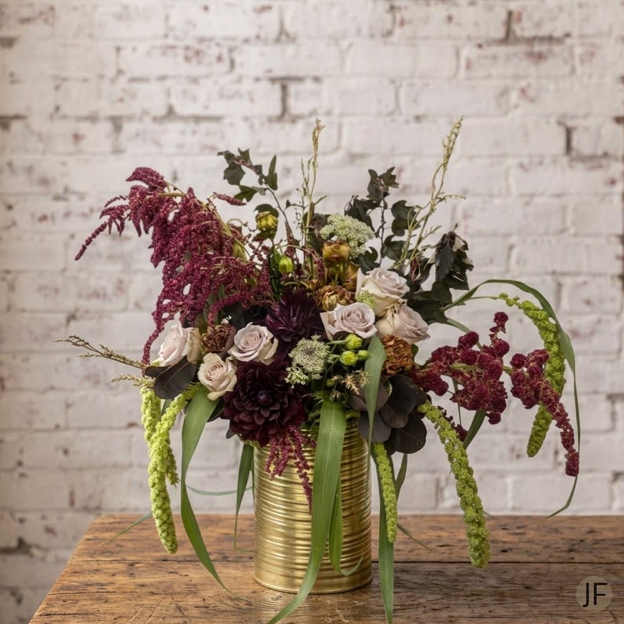 Burgundy Cascade Flower Bouquet