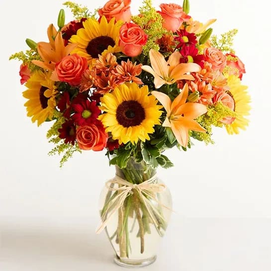 Fields of Europe for Fall Flower Bouquet