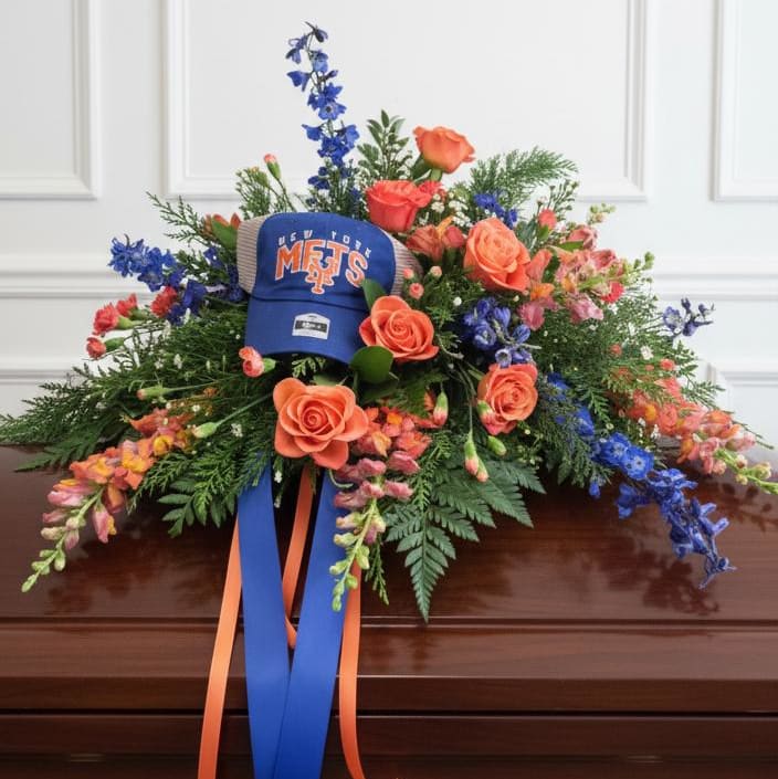 Sports Fan Casket Spray