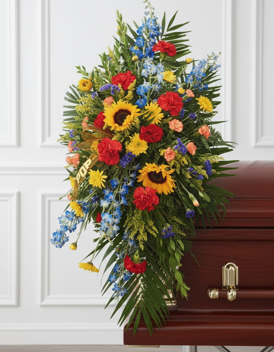 Colorful Soul Standing Spray Flower Bouquet