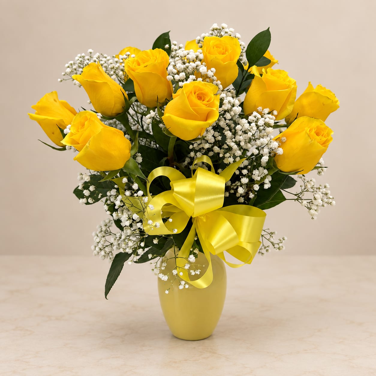 Golden Glow Flower Bouquet