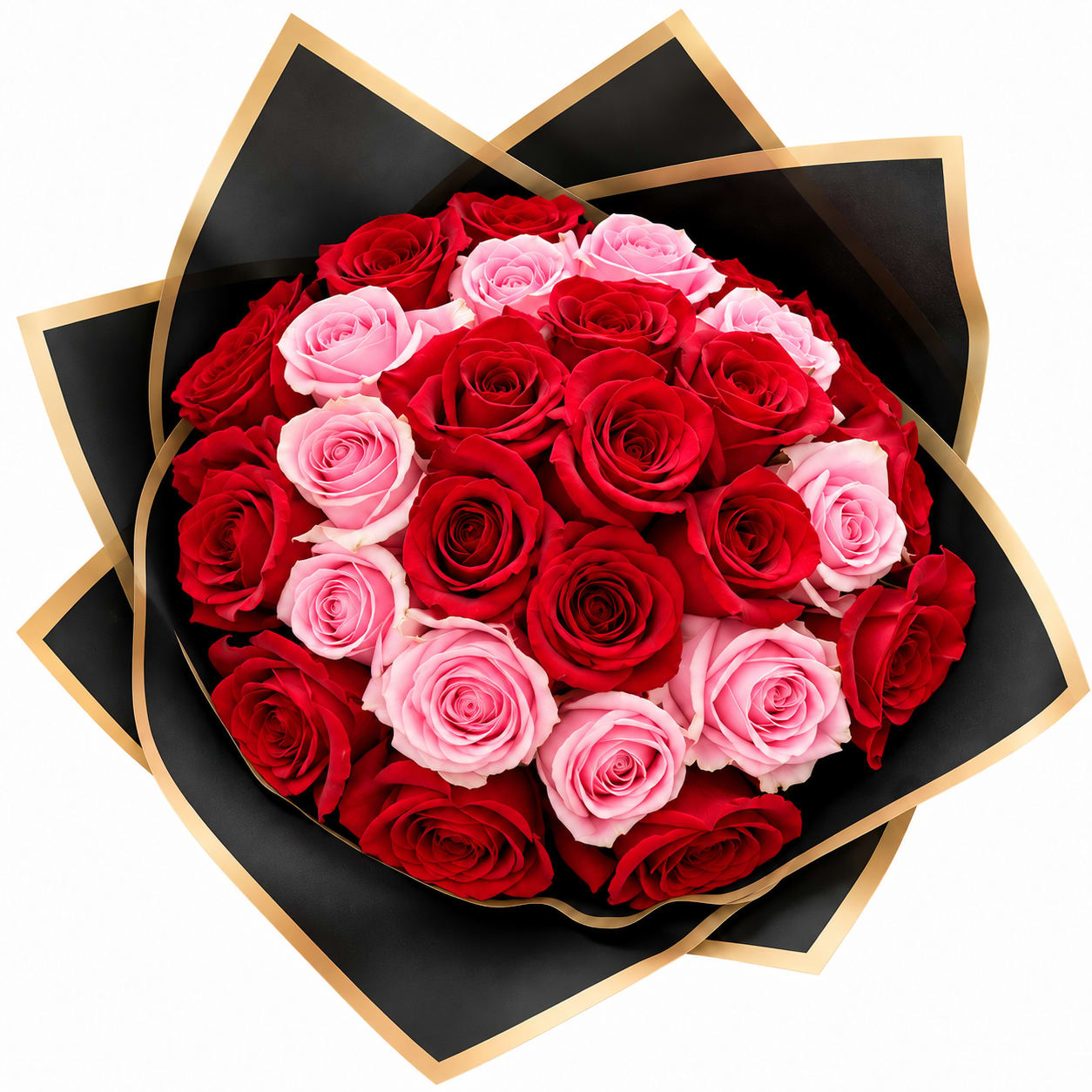 Romantic Rose Medley Bouquet Flower Bouquet