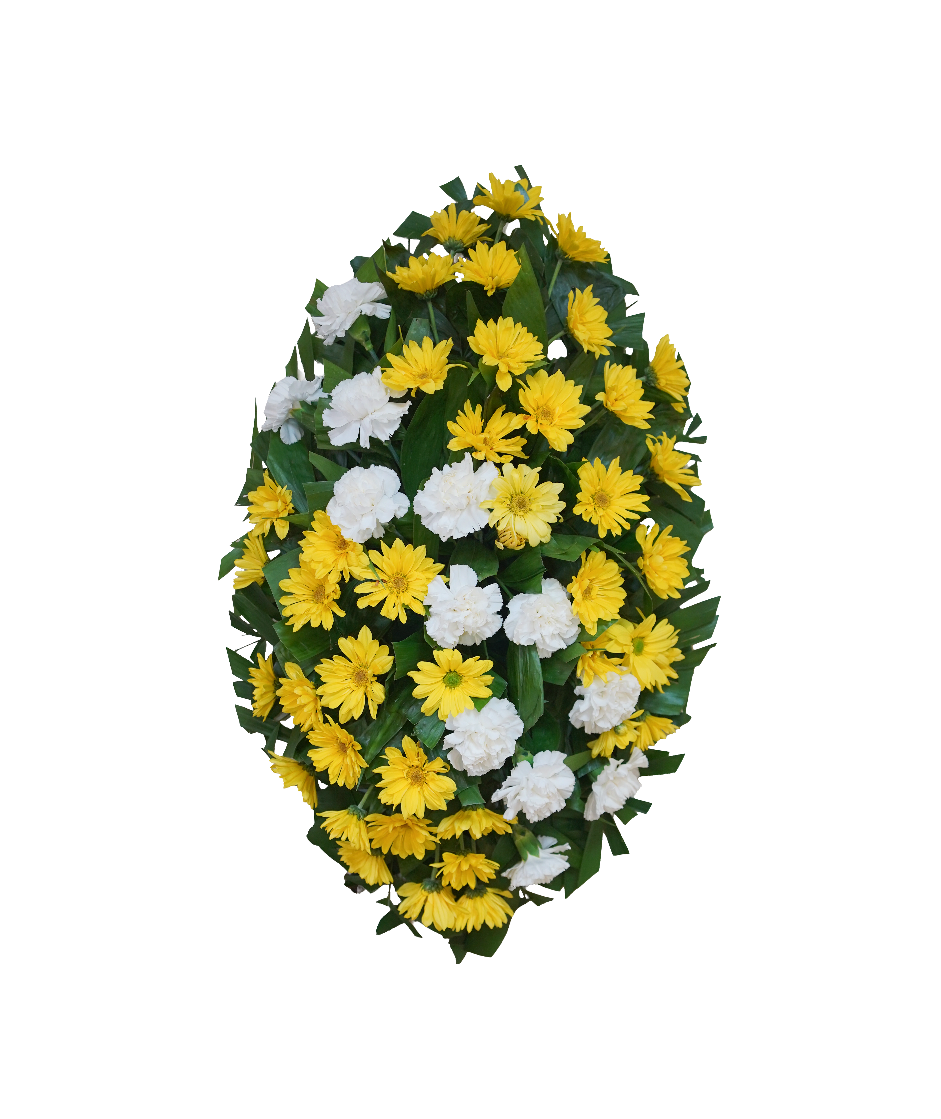 CR-02 Corona de claveles y margaritas