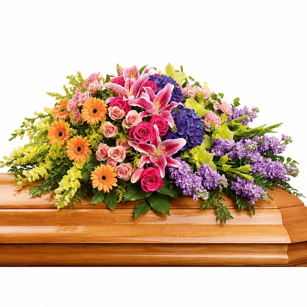 Garden of Sweet Memories Casket Spray