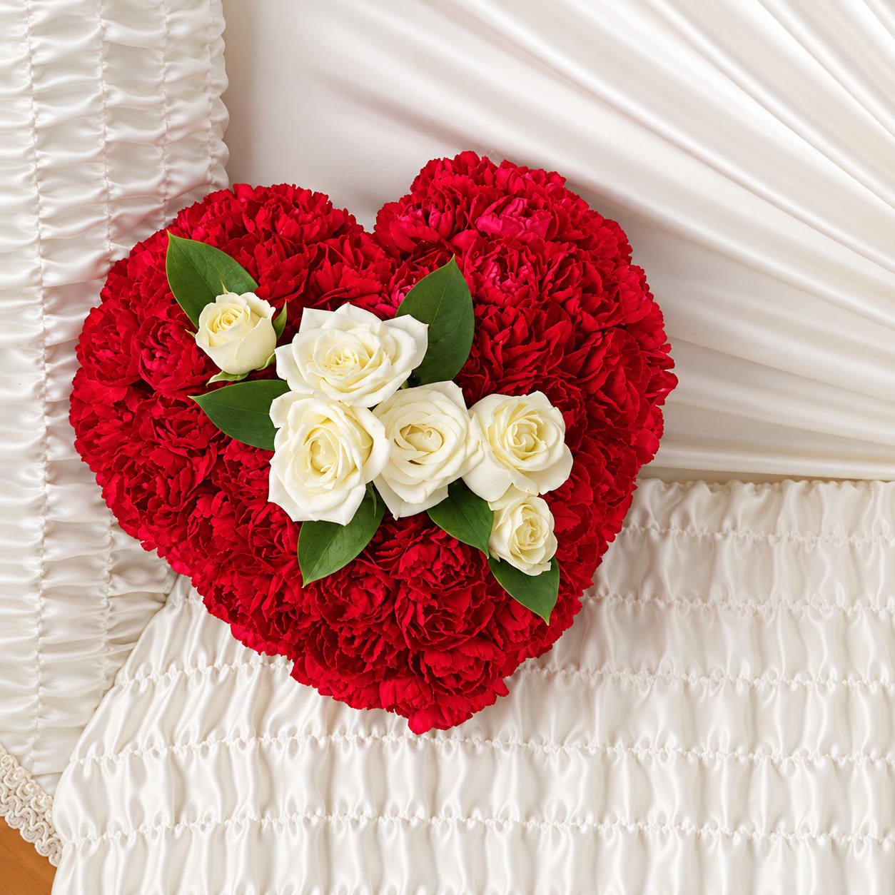 A Devoted Heart Casket Insert