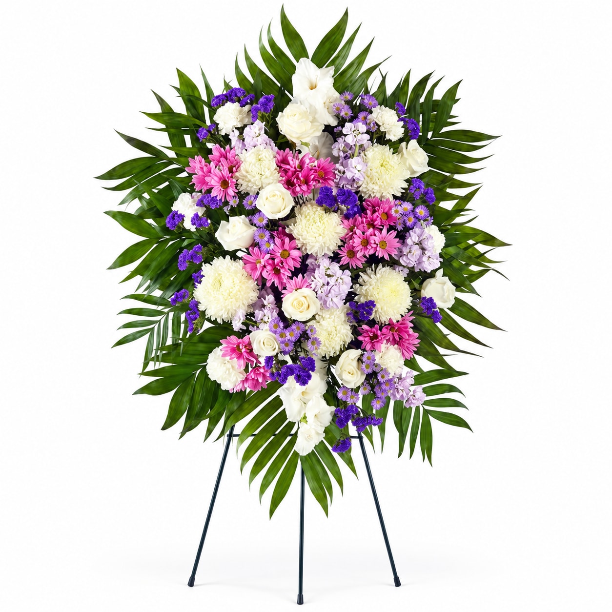 Lavender and White Standing Spray