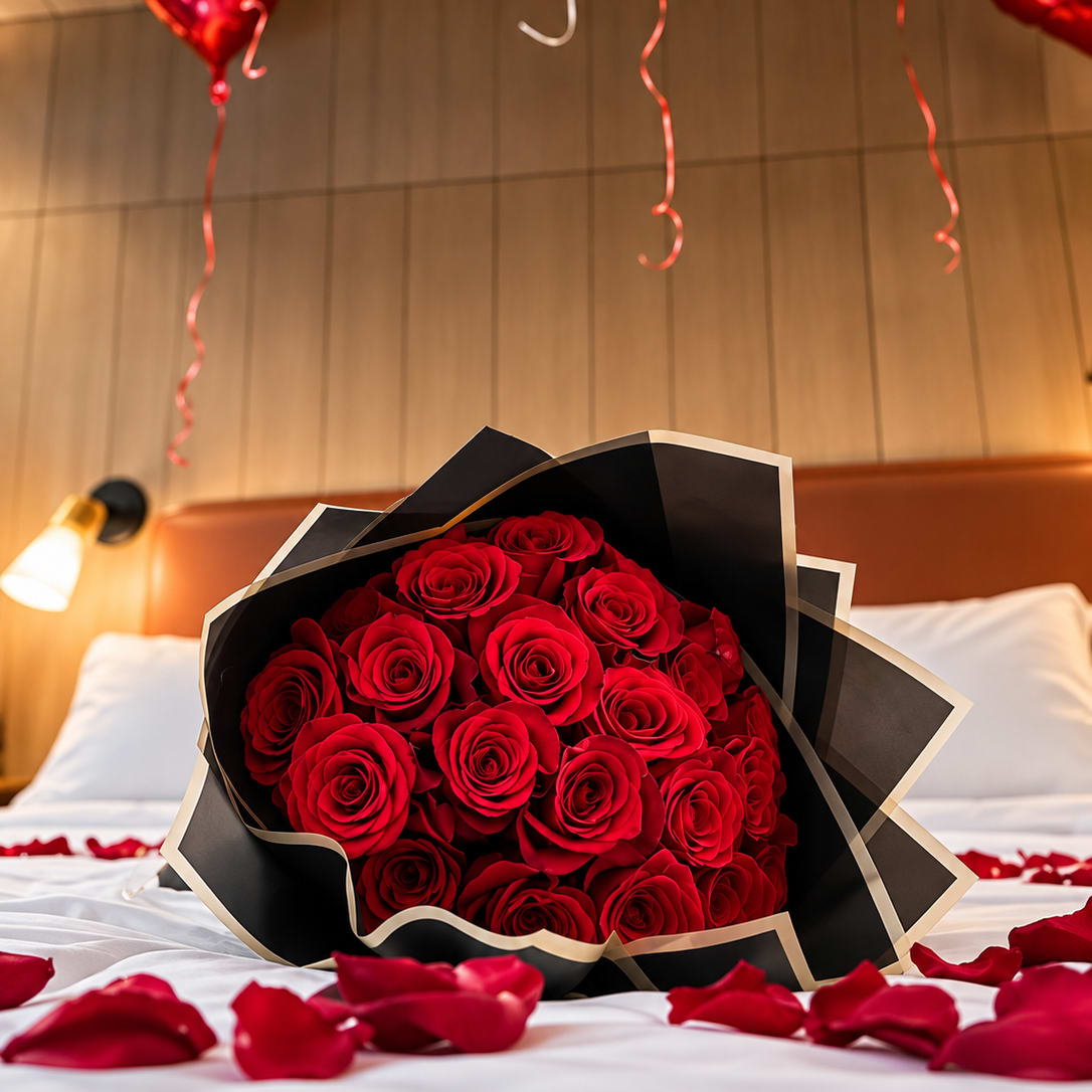 Romantic Room Package Flower Bouquet