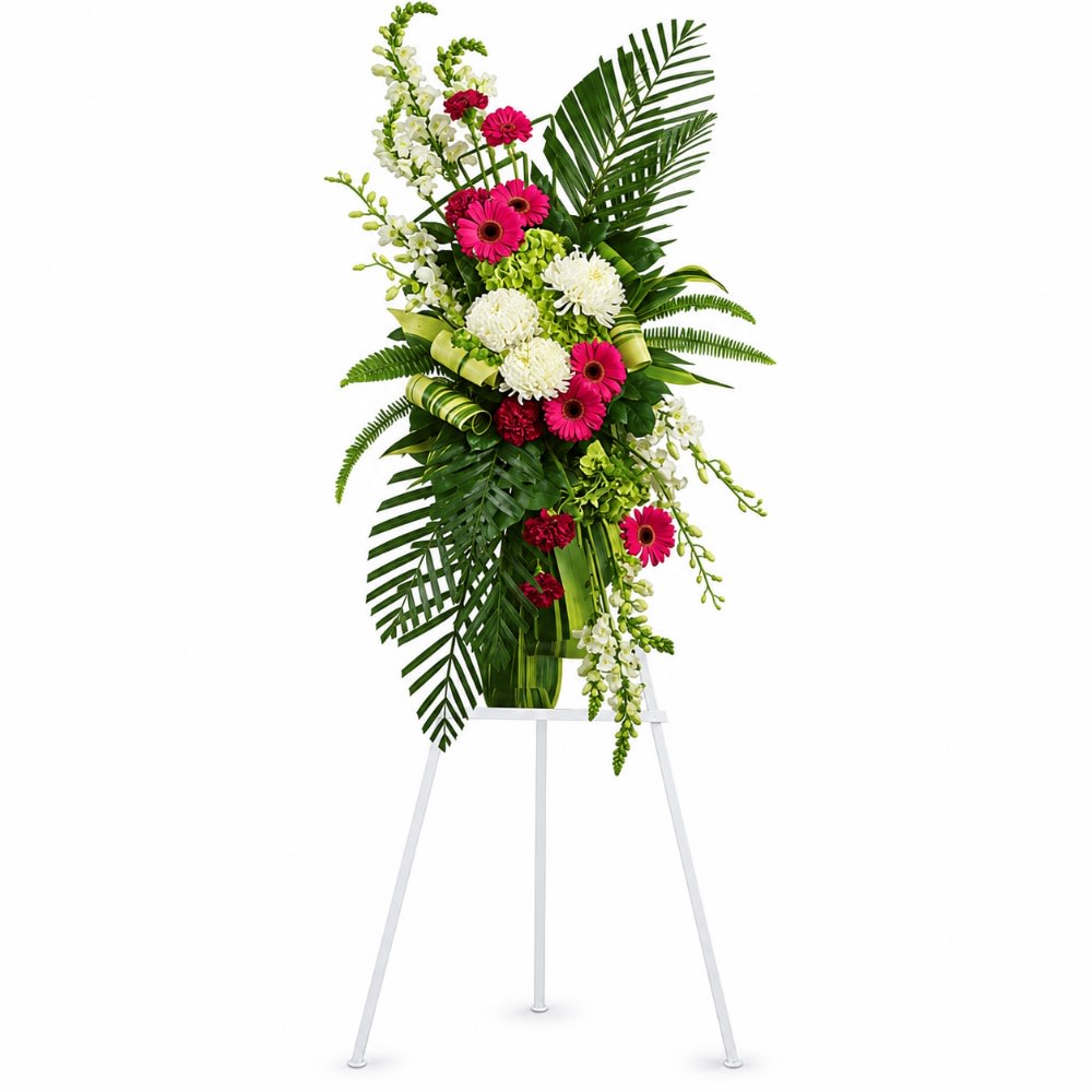 Gerberas and Palms Spray