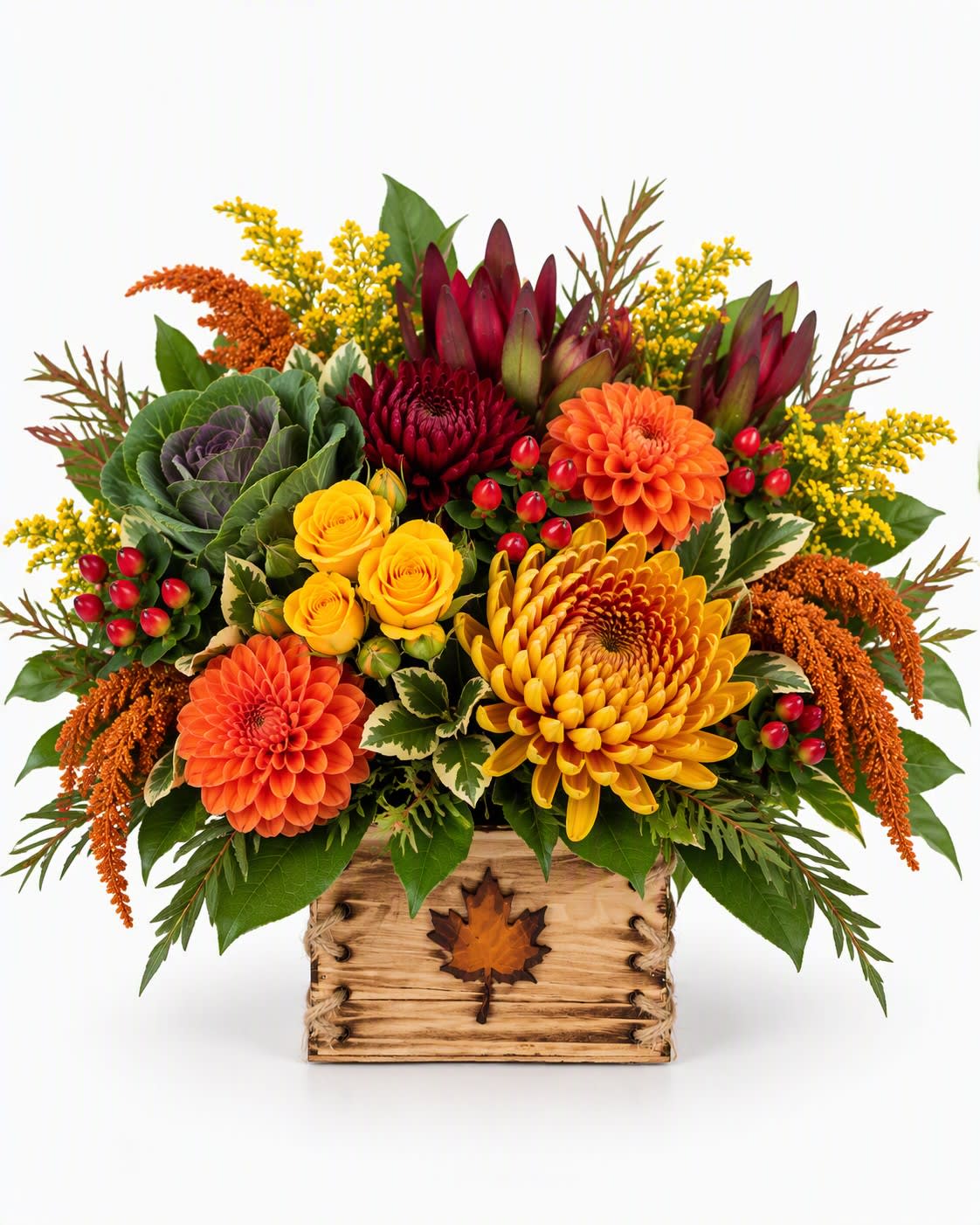 Autumn Harvest Charm Flower Bouquet