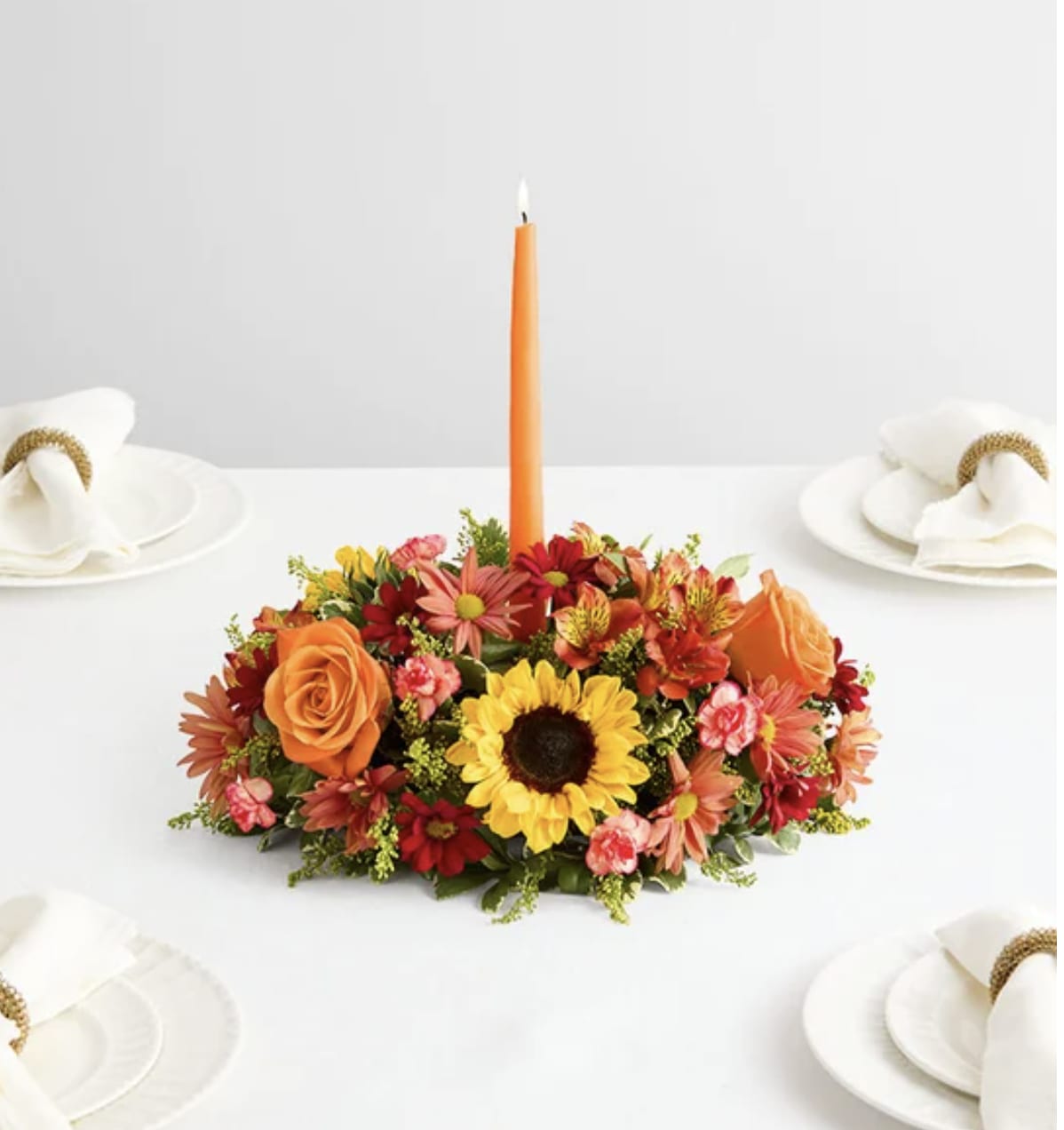 Fields Of Europe For Fall Centerpiece Flower Bouquet