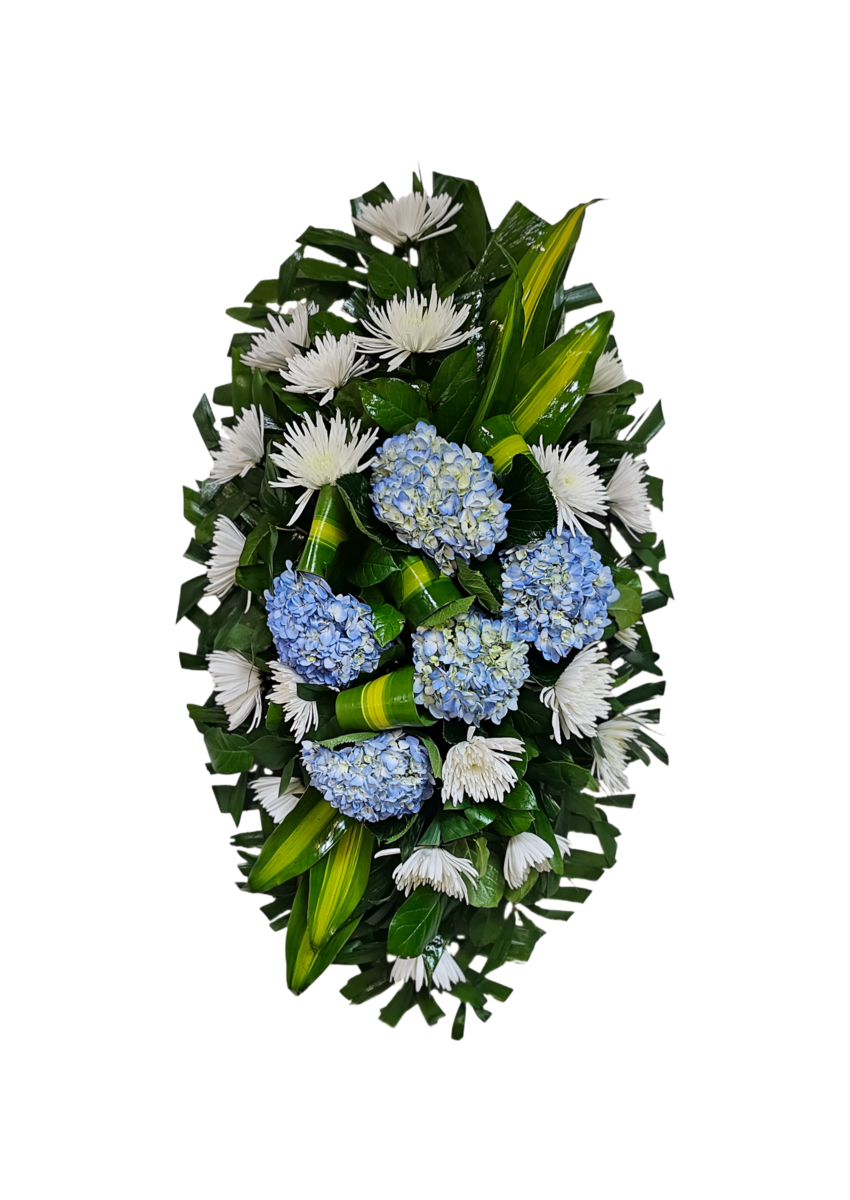 CR-09 Corona de spiders y hortensias Flower Bouquet