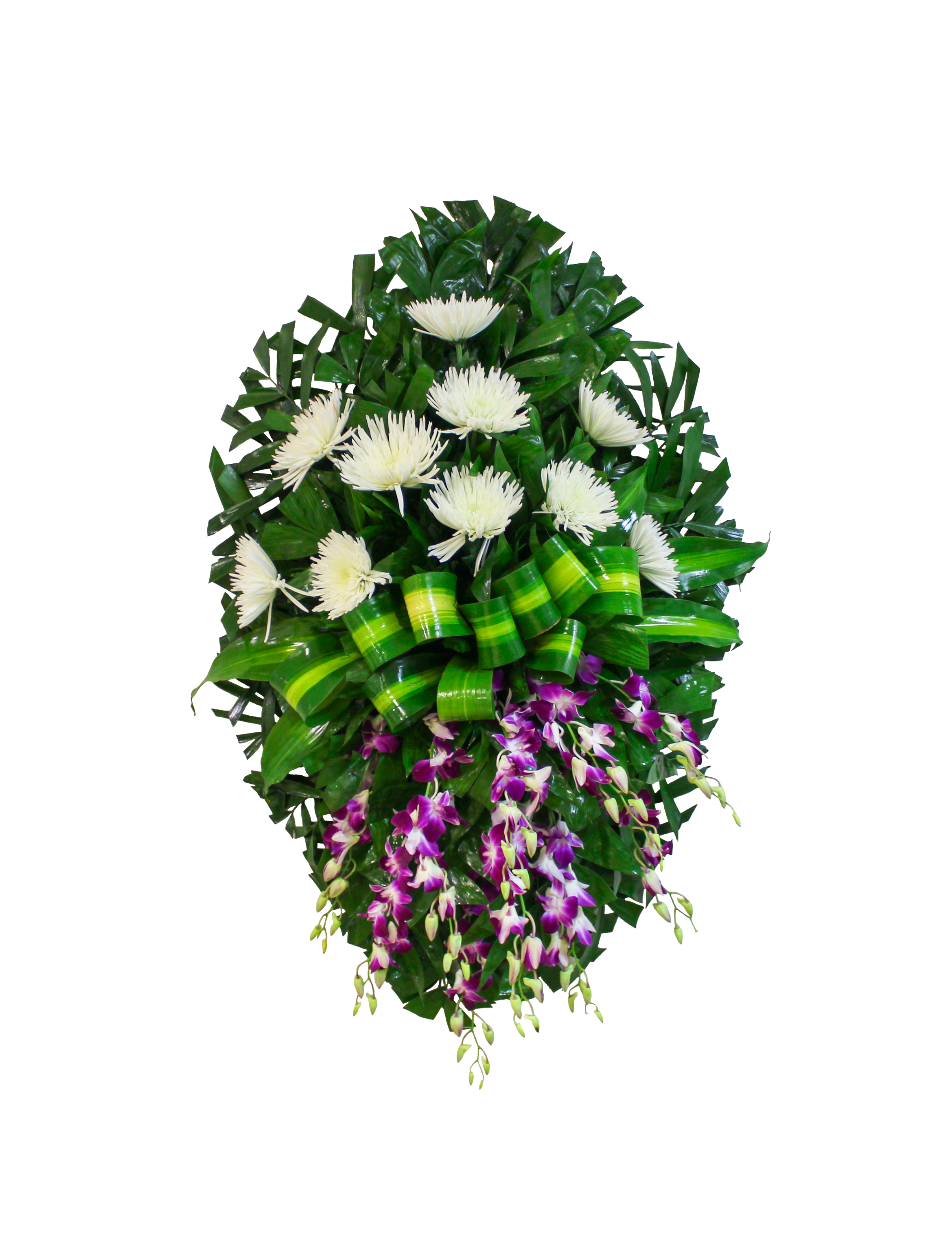 CR-10 Corona de spiders y orquídeas dendrobium Flower Bouquet