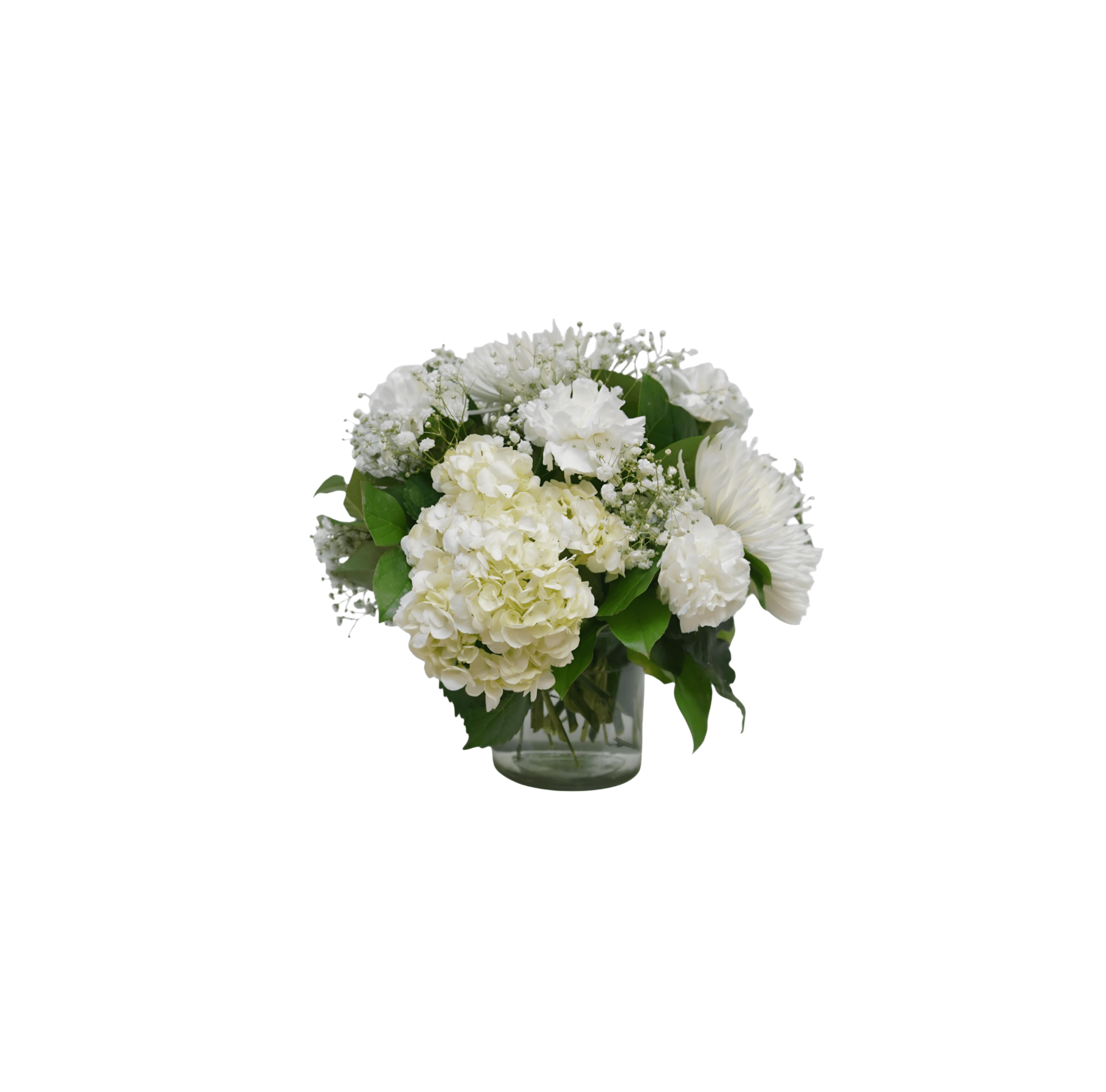 AR-01 Arreglo funeral de claveles, spiders, hortensias y babybreath