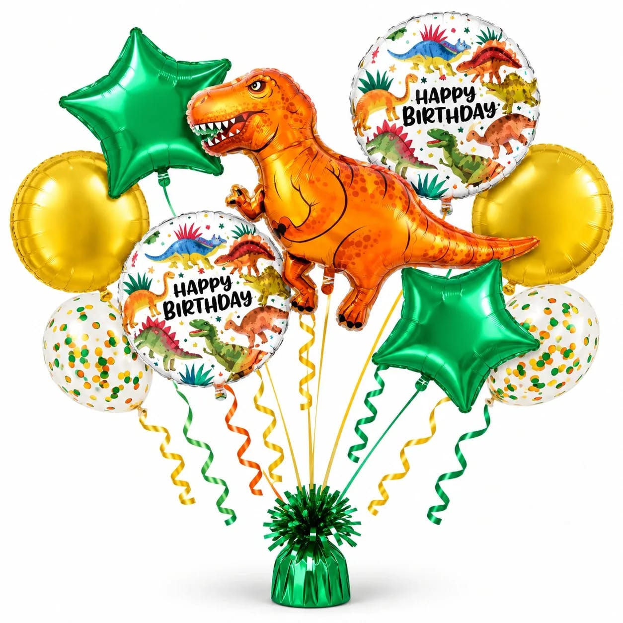 Happy Birthday Dinosaur Balloon Bouquet Flower Bouquet