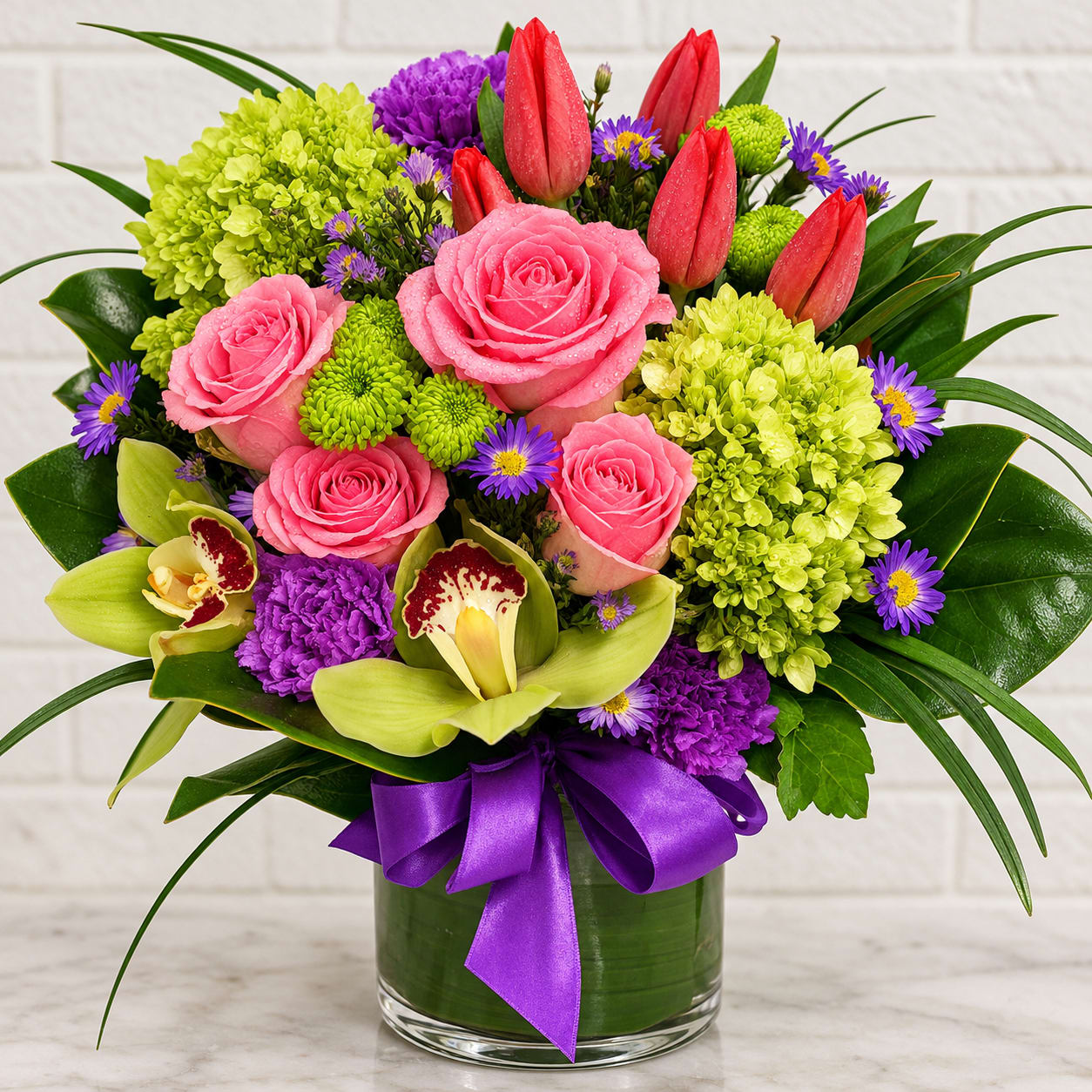 Happily Ever Vase Flower Bouquet
