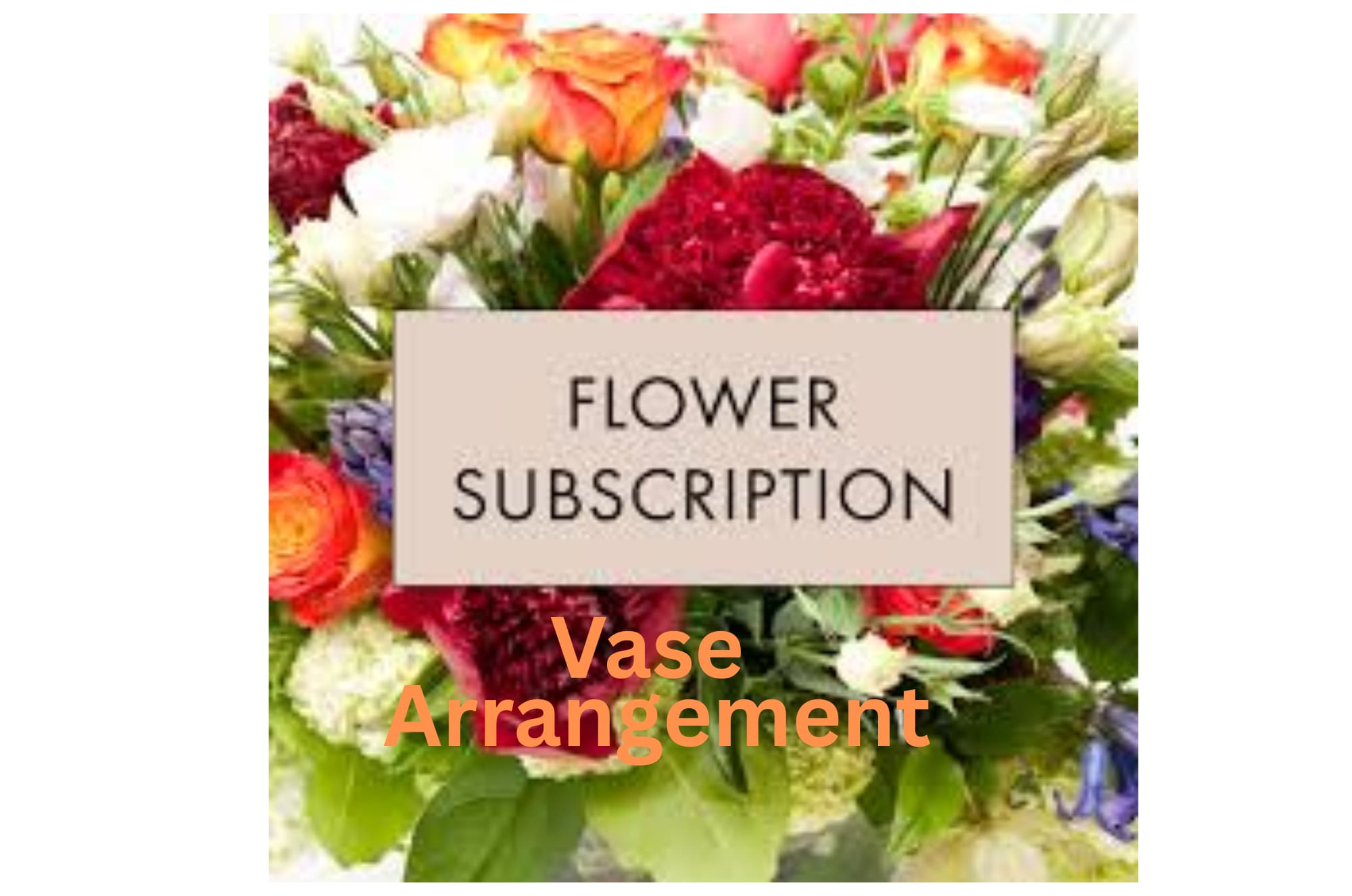 Vase Floral Arrangement Subscription