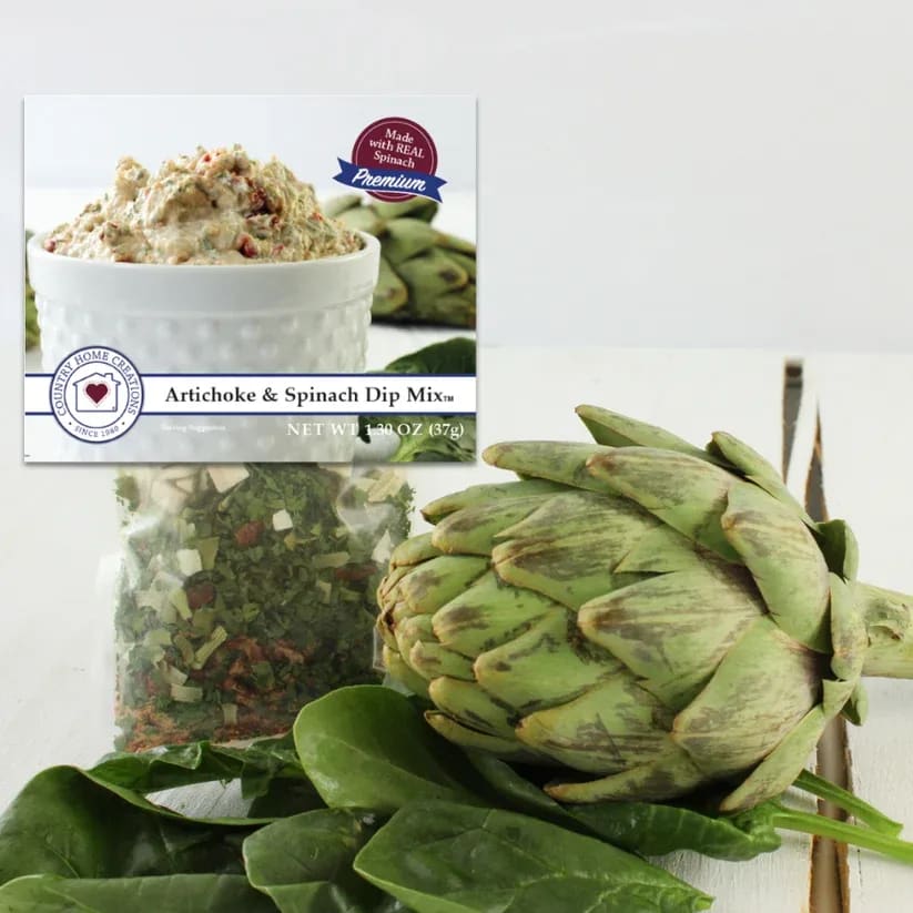 Artichoke and Spinach Dip Flower Bouquet