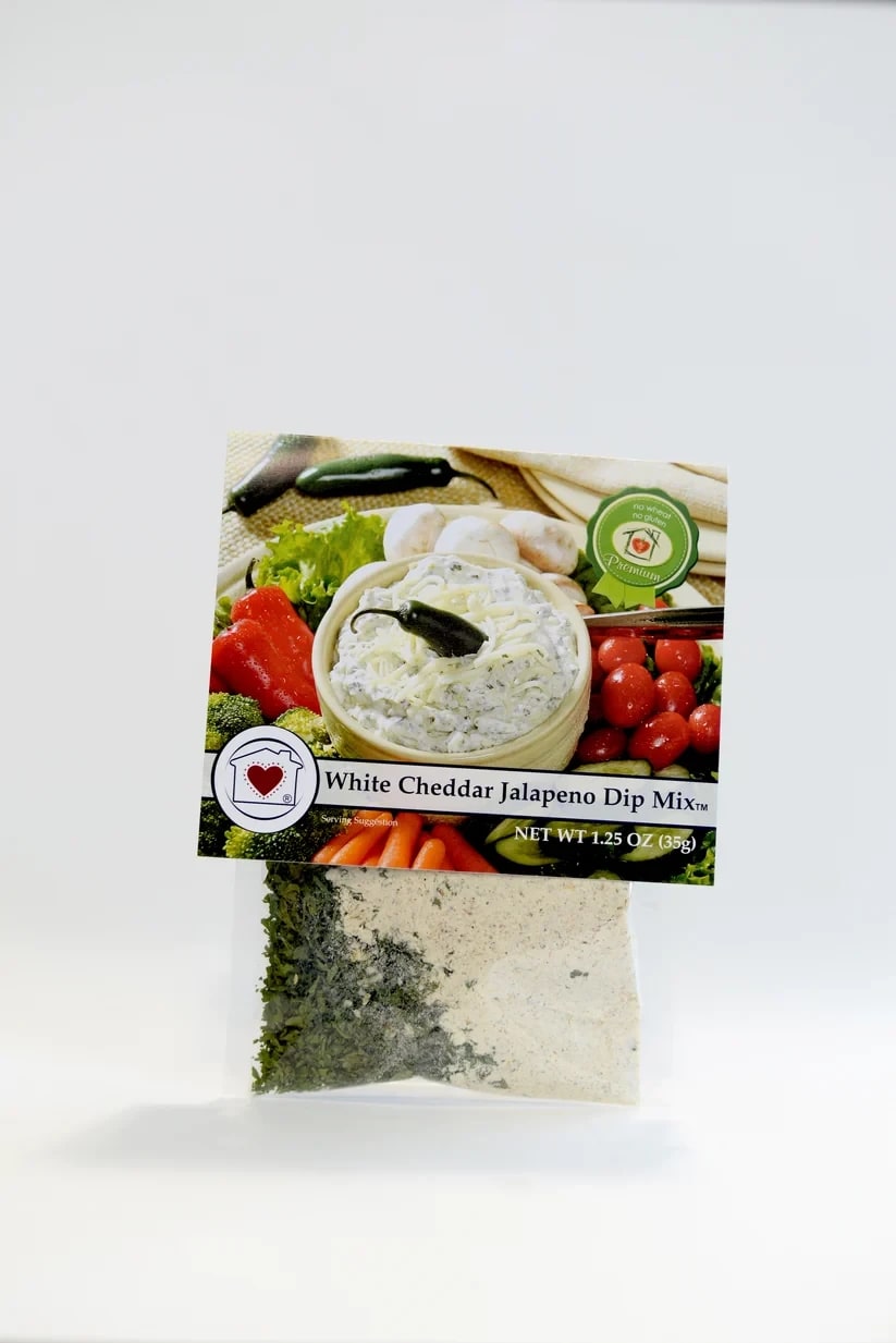 White Cheddar Jalapeno Dip Mix Flower Bouquet