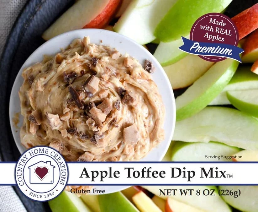 Apple Toffee Dip Mix Flower Bouquet