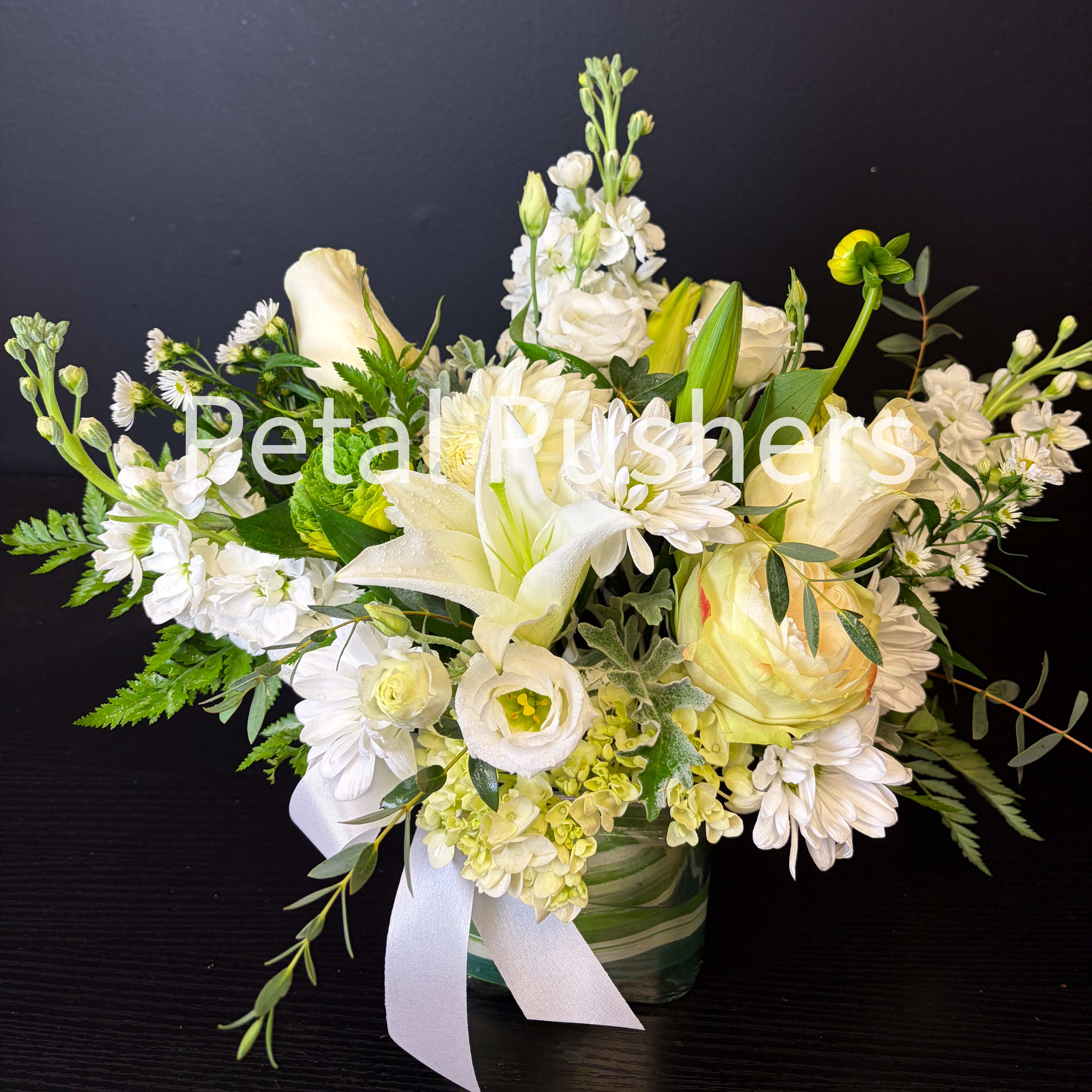 White Garden Flower Bouquet
