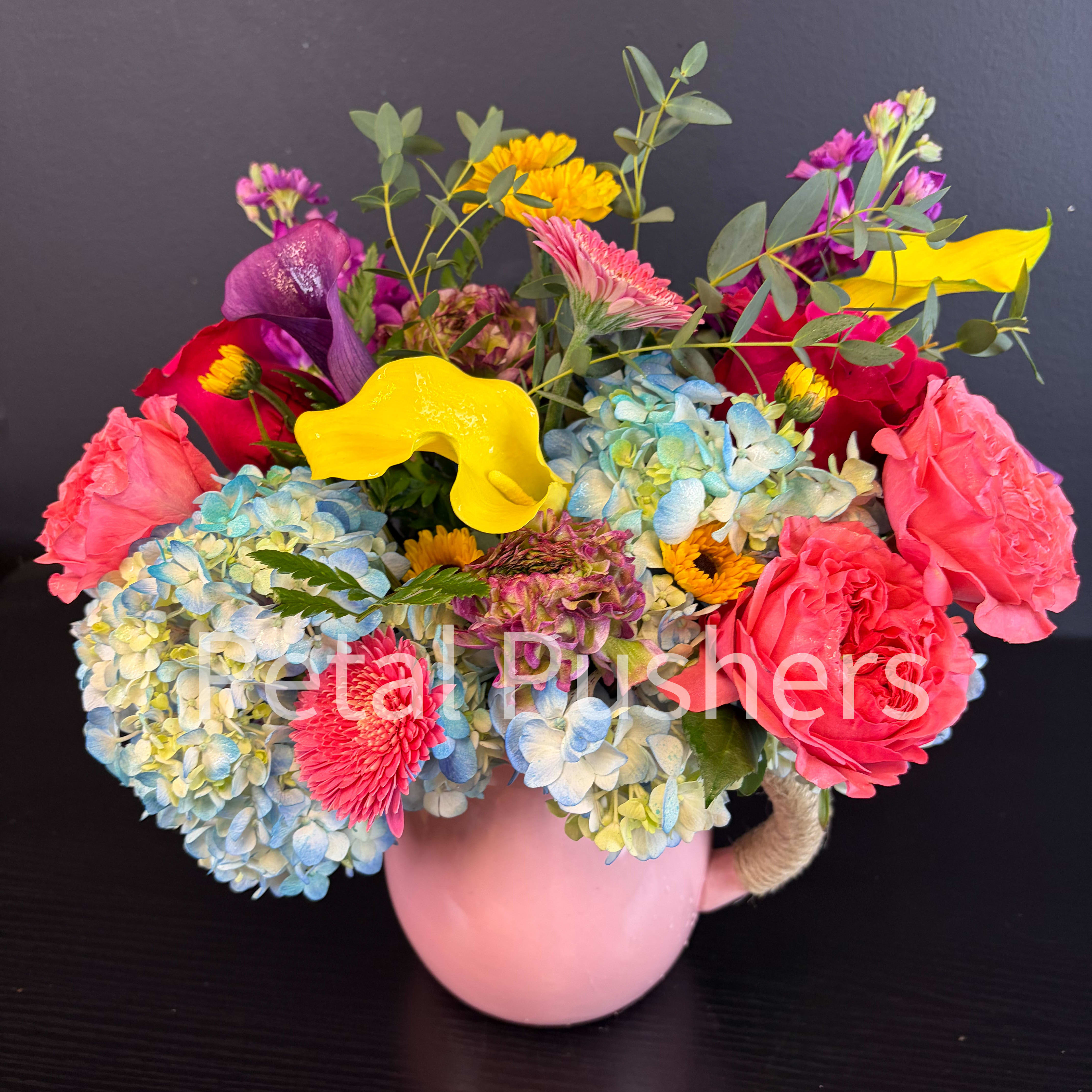 Pitcher of Blooms Flower Bouquet