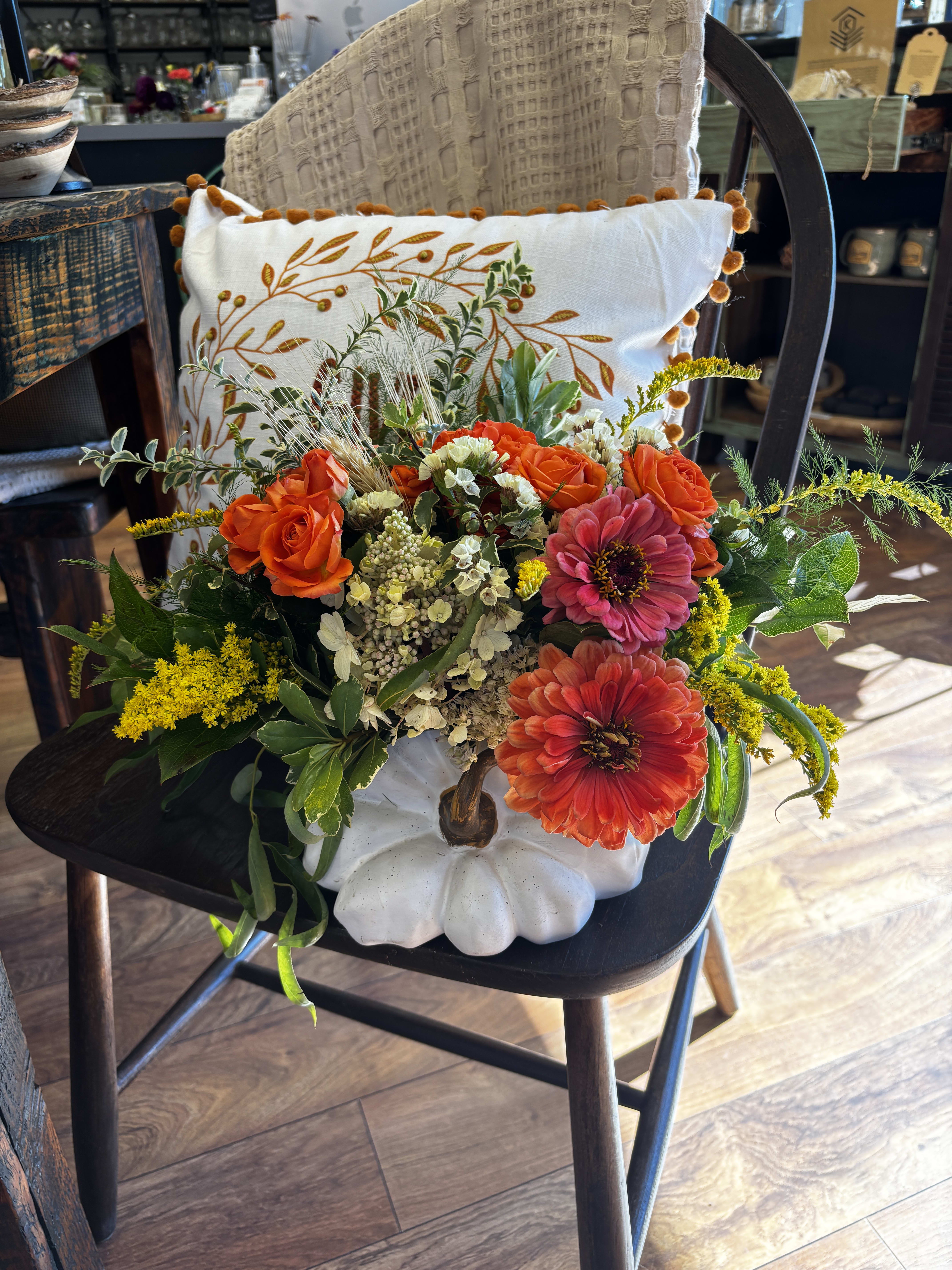 Smashing Pumpkin Flower Bouquet