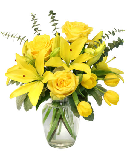 Sunshine of Spring - Vase Arrangement