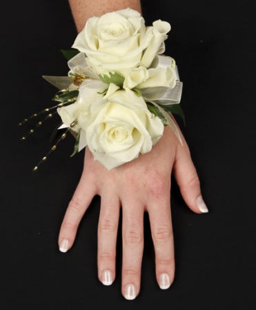 WHITE ROSE GLITTER