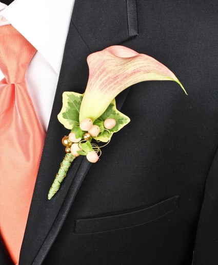 ELEGANT APRICOT CALLA