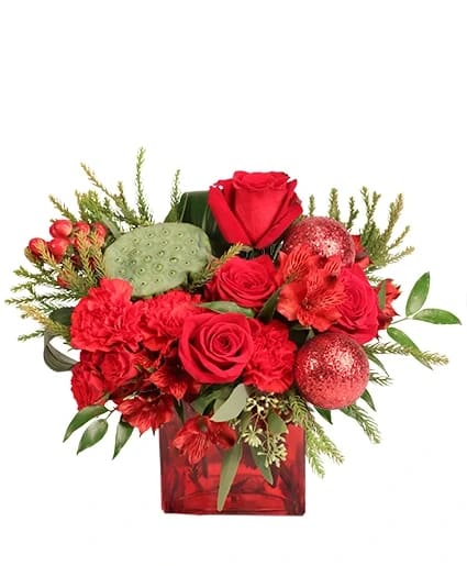 Scarlet Celebration - Vase Arrangement