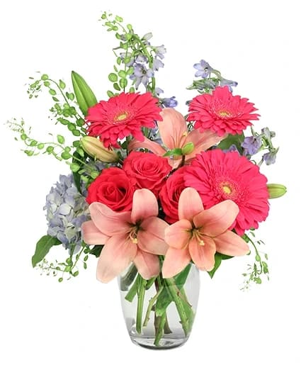 Unique Pinks - Vase Arrangement