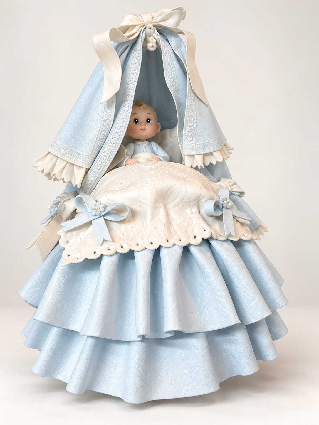 BLUE BABY BOY CRIB