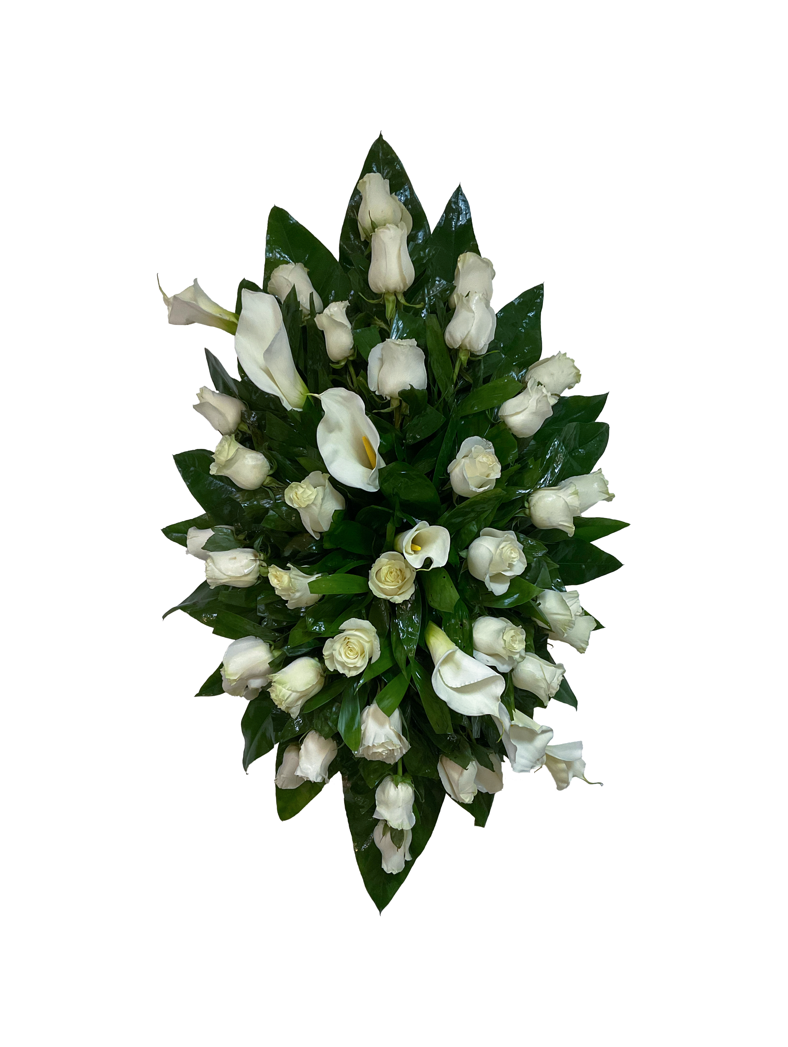 CR-17 Corona de rosas y lirios cala Flower Bouquet