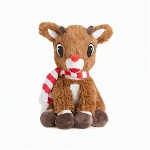 Rudolph with Scarf Warmies Flower Bouquet
