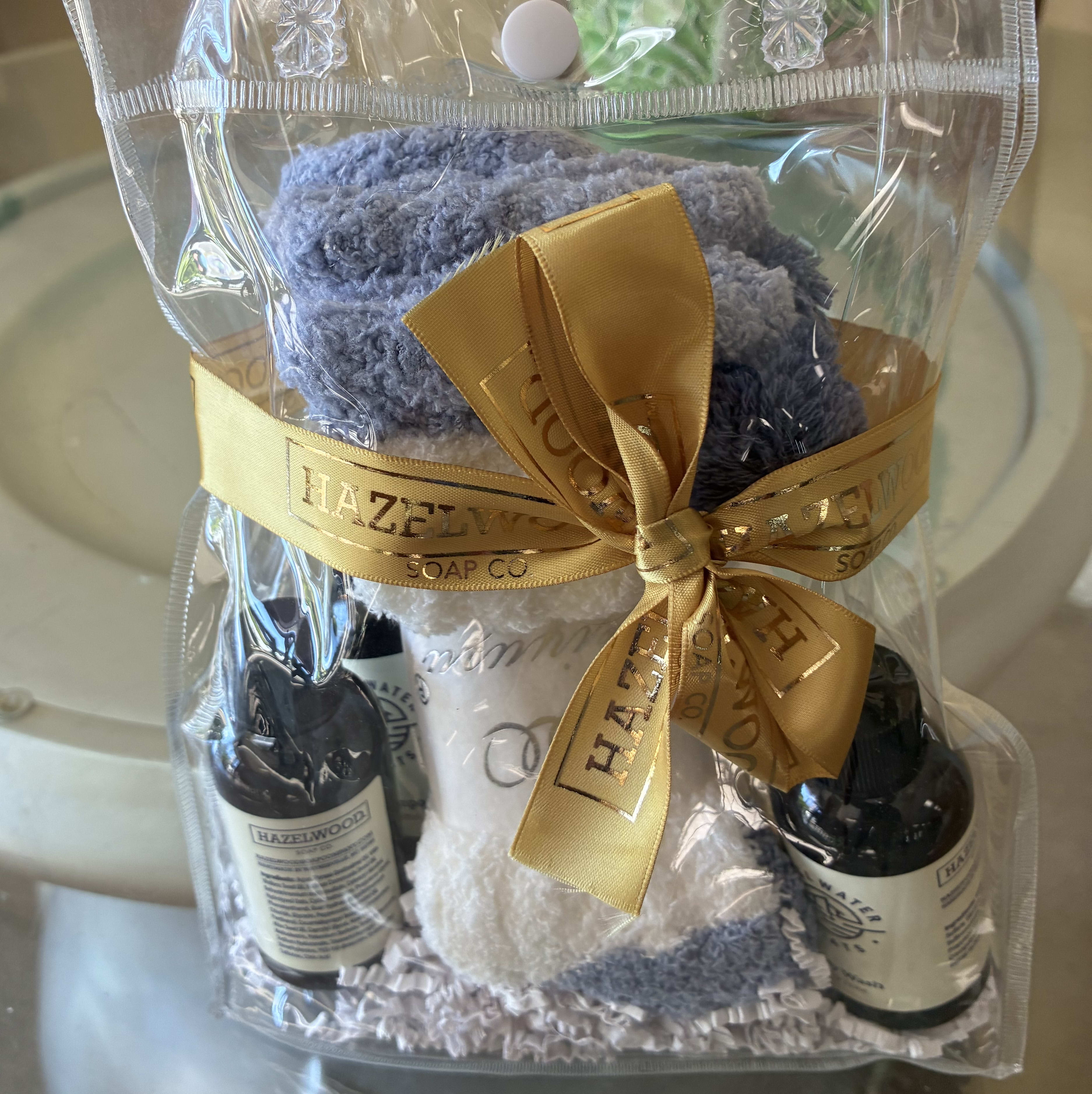 Travel Shampoo and Socks